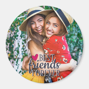 Imán Fotos de BFF Los mejores amigos para siempre moder