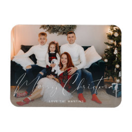 Imán Fotos de escritura moderna de Feliz Navidad