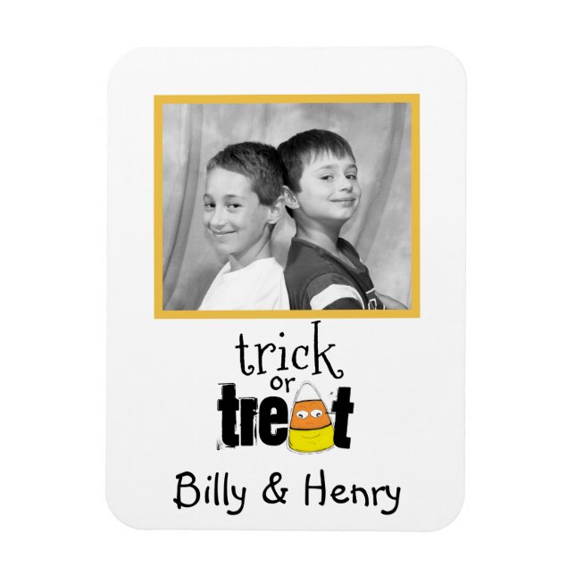 Imán Fotos de Halloween Candy Candy Corn Funny (Vertical)