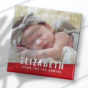 Imán Fotos en color moderno y brillante de cumpleaños