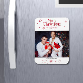 Imán Fotos navideñas de Merry