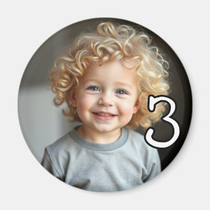 Imán Fotos personalizadas y refrigerador de edad