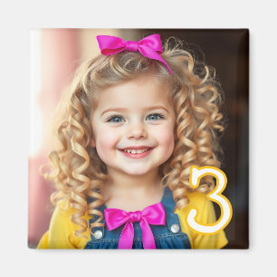 Imán Fotos personalizadas y refrigerador de edad
