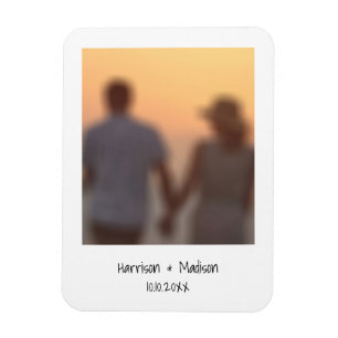 Imán Fotos retro instantáneas nombres personalizado mo