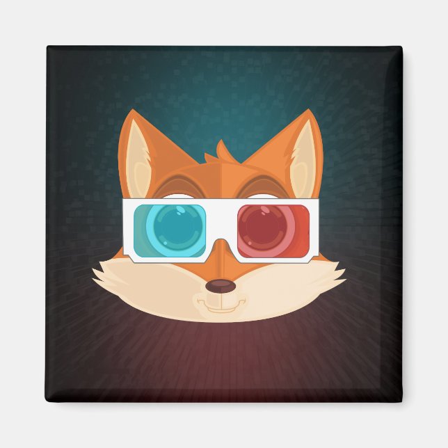 Imán Fox - 3D (Frente)