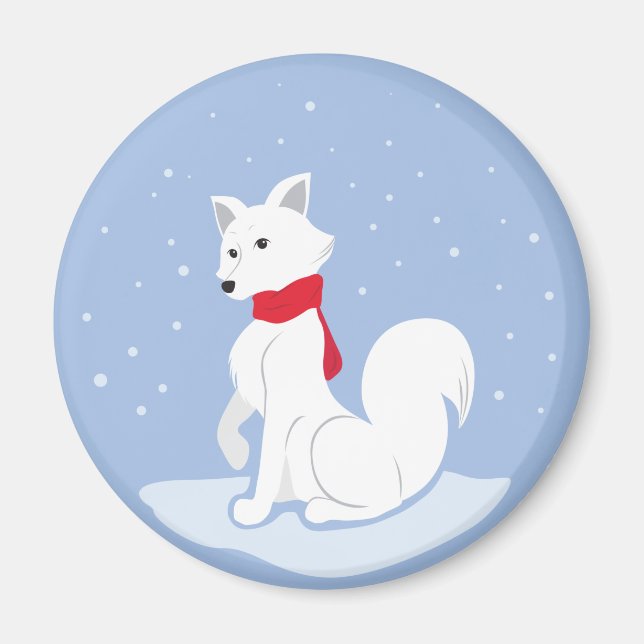 Imán Fox ártica (Frente)