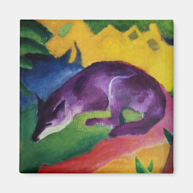 Imán Fox azul, 1911 (Frente)