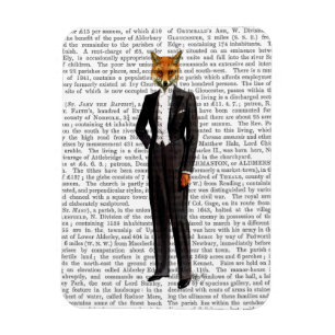 Imán Fox De Noche Lleno