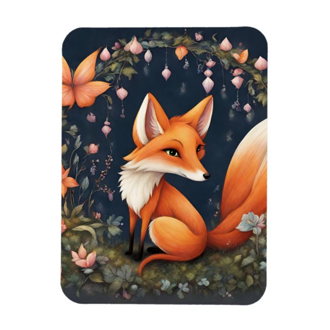 Imán Fox en Bloom (Vertical)
