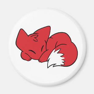 Imán Fox encrespado el dormir