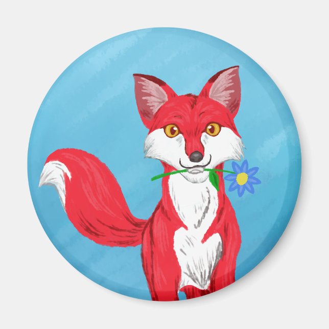 Imán Fox feliz (Frente)