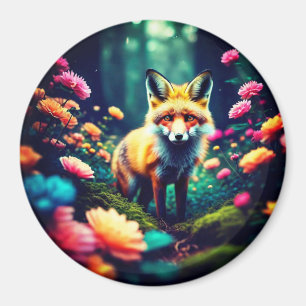 Imán "Fox in Bloom"