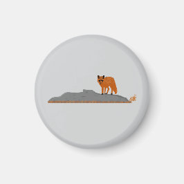 Imán 🦊 Fox on the Rock Magnet