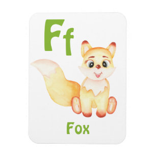 Imán Fox personaliza ABC: Letra F - Añadir tu nombre