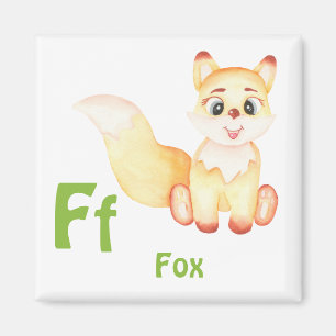 Imán Fox personaliza ABC: Letra F - Añadir tu nombre