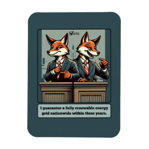 Imán Fox presidencial - Gracioso animal satírico