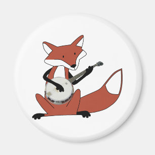 Imán Fox que toca el banjo