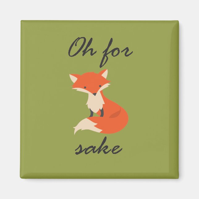 Imán Fox Sake Magnet (Frente)