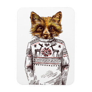Imán Fox vestido astuto