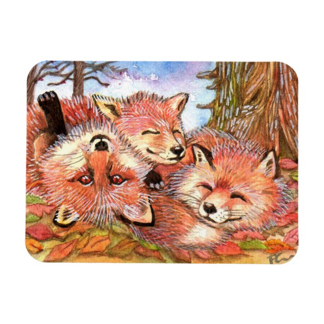 Imán Foxes Reproducir tiempo (Horizontal)