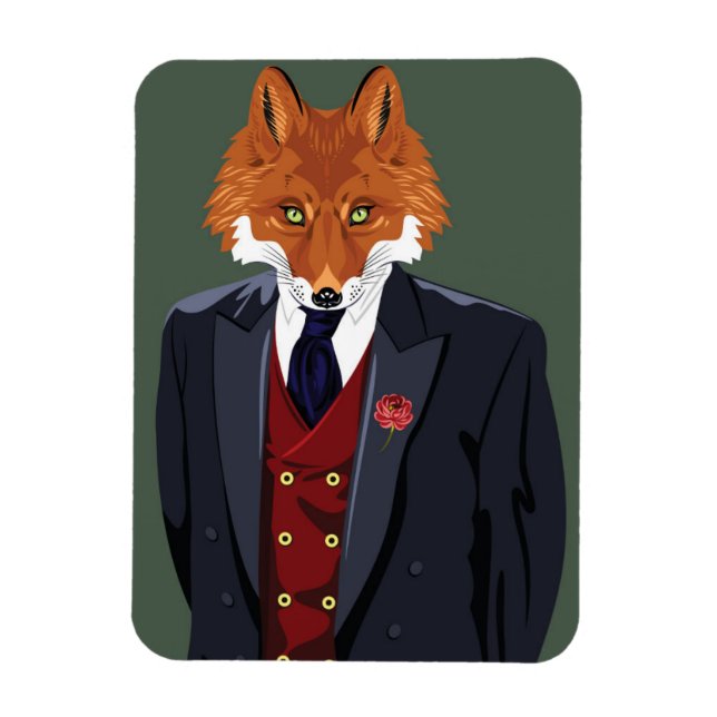Imán Foxy Portrait (Vertical)
