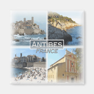 Imán FR0115 Europa, Francia, Antibes, Fridge