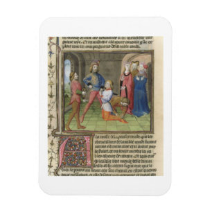 Imán Fr.120 f.522v el Knighting de Lancelot del '