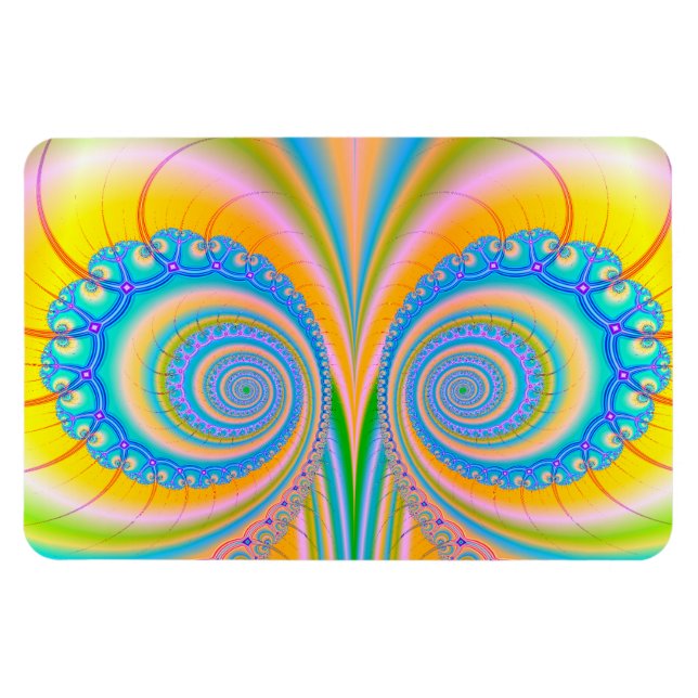 Imán Fractal de diamantes por Shirley Taylor (Horizontal)