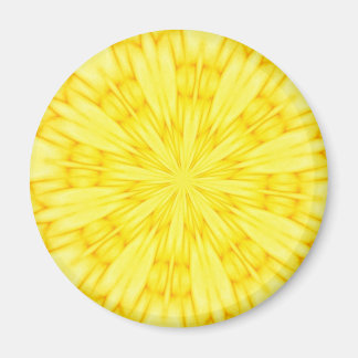 Imán Fractal de floración amarilla