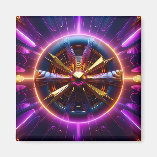 Imán Fractal de Lyapunov Cojín decorativo mucho manipul (Frente)