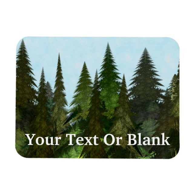 Imán Fractal Firs (Horizontal)