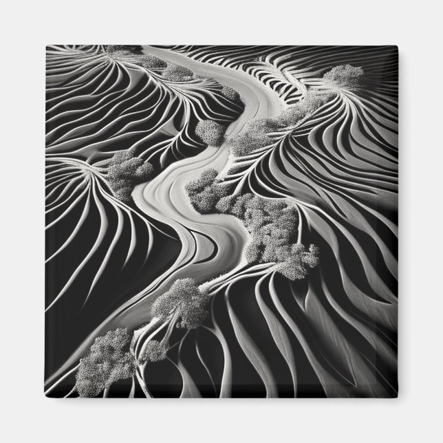 Imán Fractal Flow (Frente)