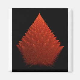Imán Fractal Spiky Red "Tree" con Spikes