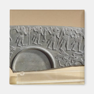 Imán Fragmento de la paleta de los cazadores