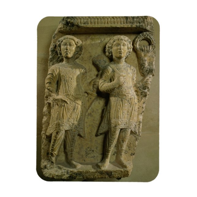 Imán Fragmento de una placa de bajorrelieve que represe (Vertical)