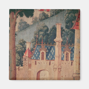 Imán Fragmento de una tapicería medieval