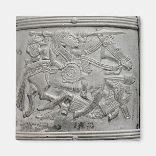 Imán Fragmento del casco, del tesoro de Sutton Hoo