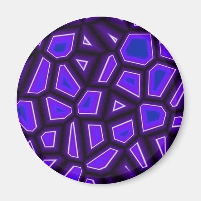 Imán Fragmentos morados (Frente)