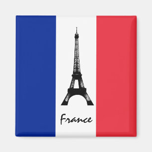 Imán France Magnet, Torre Eiffel, vacaciones, bandera f