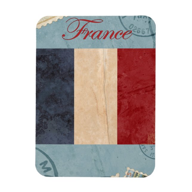 Imán France Souvenir Magnet (Vertical)