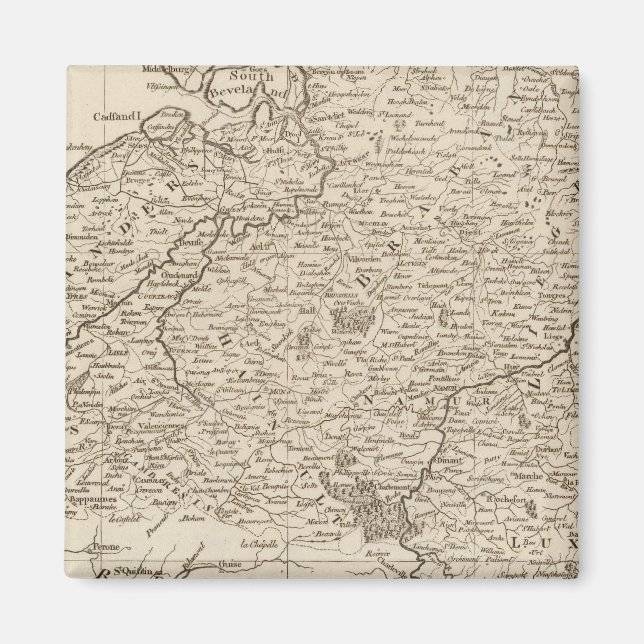 Imán Francés austriaco y holandeses (Frente)