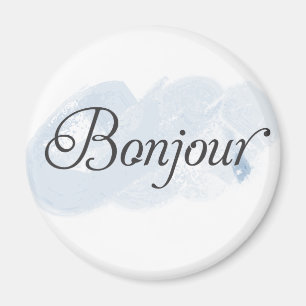 Imán Francés Bonjour