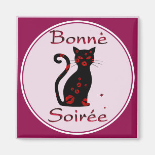 Imán Francés: Bonne Soiree Magnet