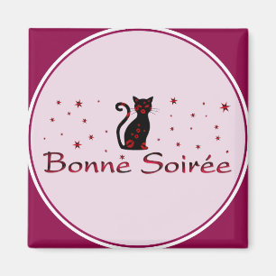 Imán Francés: Bonne Soiree Magnet