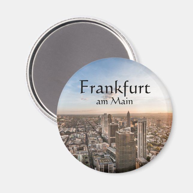 Imán Fráncfort Alemania (Anverso/Reverso)