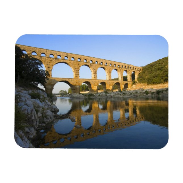 Imán Francia, Aviñón. El acueducto romano Pont du Gard (Horizontal)