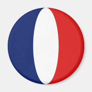Imán Francia Fisheye Flag Magnet