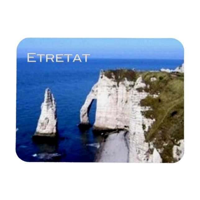 Imán Francia - Normandía - Etretat - Los acantilados - (Horizontal)