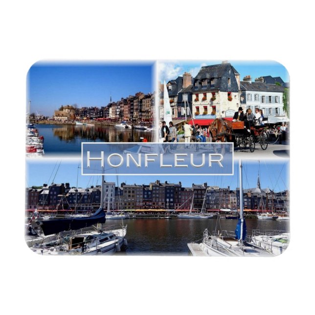 Imán Francia - Normandía - Honfleur - puerto - (Horizontal)