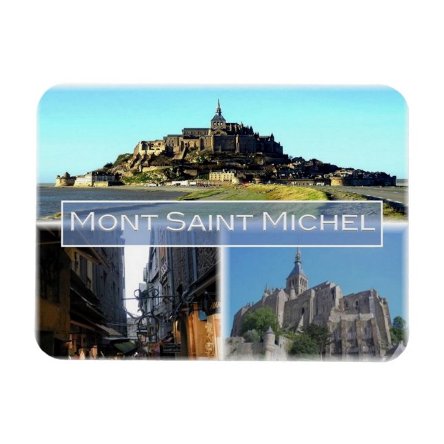 Imán Francia - Normandía - Mont Saint Michel - (Horizontal)